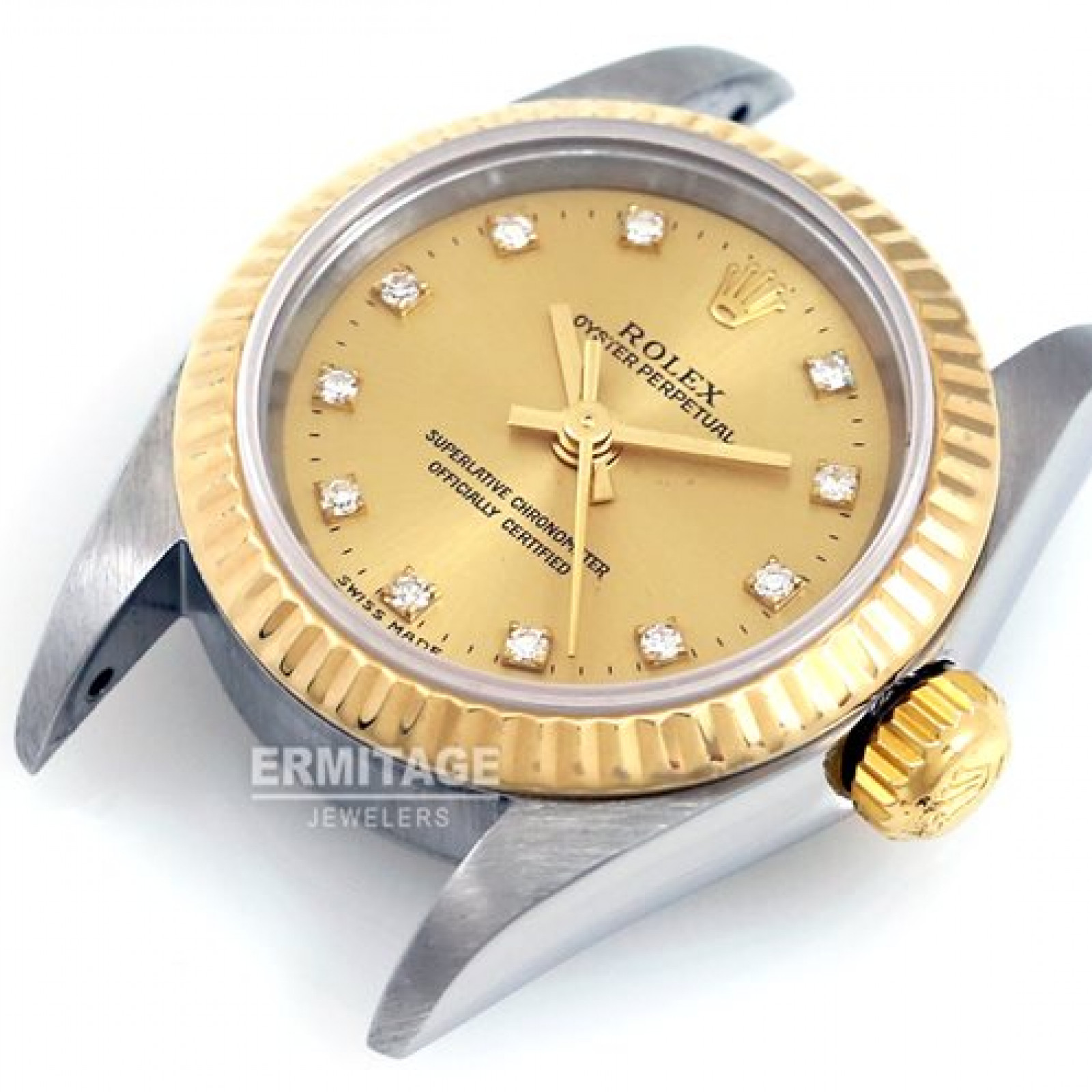 Champagne Diamond Dial Rolex Oyster Perpetual 67193